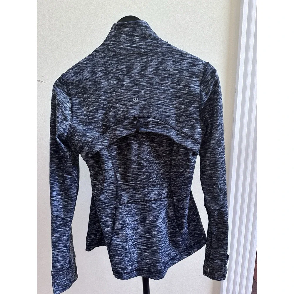 Lululemon Define Jacket Dramatic Static White Black